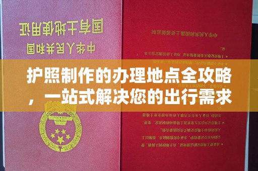 颍东护照制作的办理地点全攻略，一站式解决您的出行需求